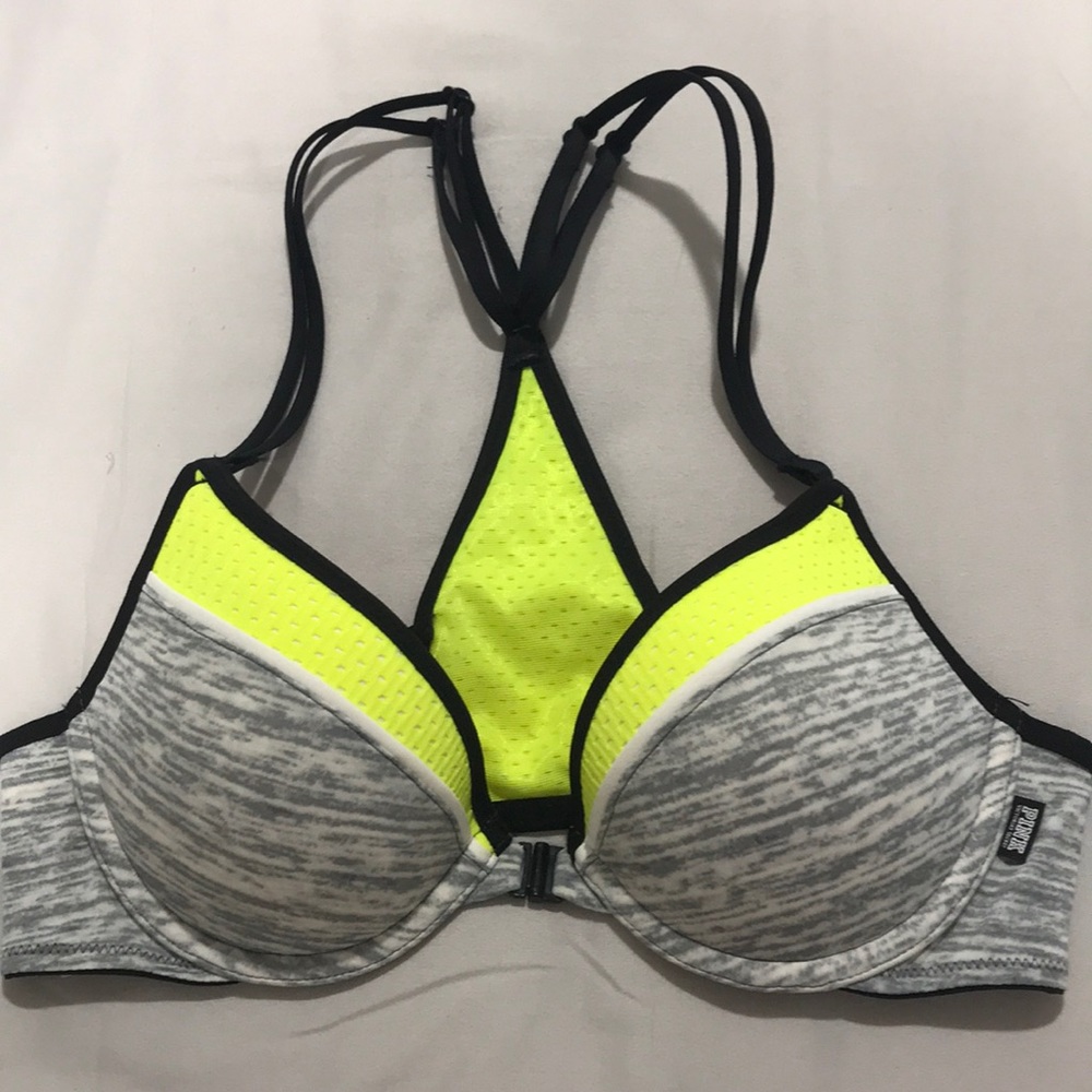 SOLD (m)Victoria’s Secret PINK Varsity push-up bra